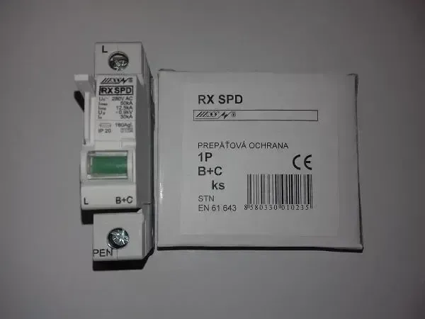 Zvodič prepätia HESS RX SPD B+C/1P