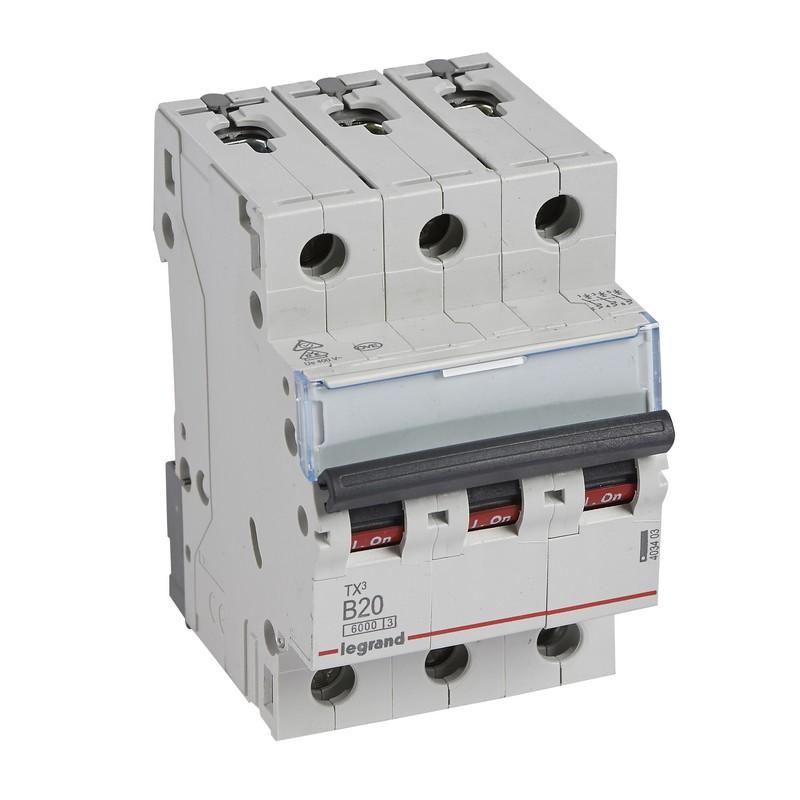Istič 3TX3 6kA 20A B/3P