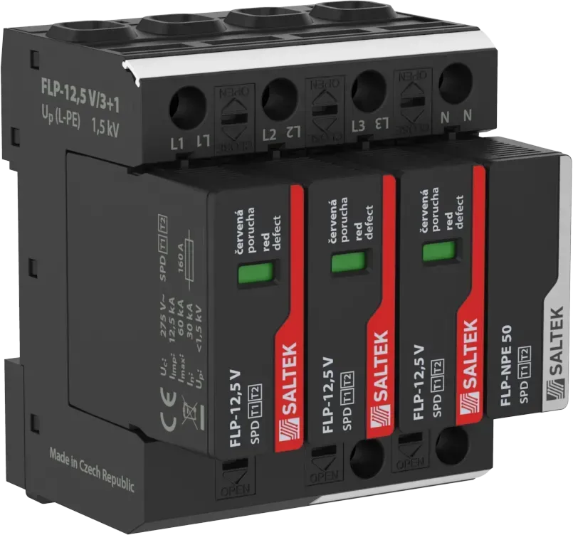 Zvodič prepätia SALTEK FLP- 12,5 V/3+1
