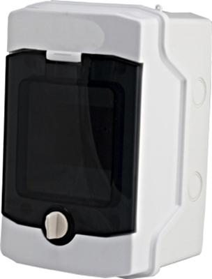 Rozvodnica na povrch IP65 1rad/4 modulová,dymo. dvere