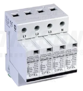 Zvodič prepätia typ 1+2 12,5kA 4P - DS 134 RS-230