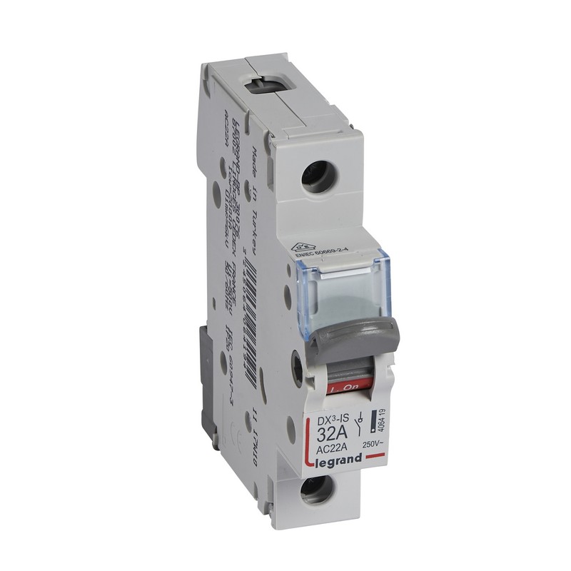 Vypínač DX3 IS 1P 32A
