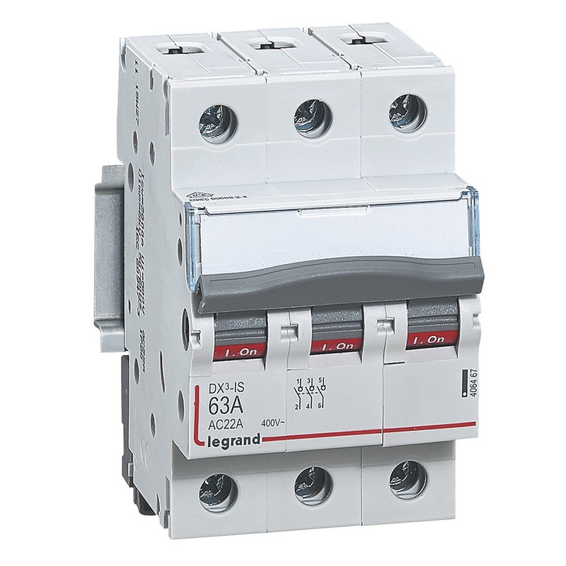 Vypínač DX3 IS 3P 63A