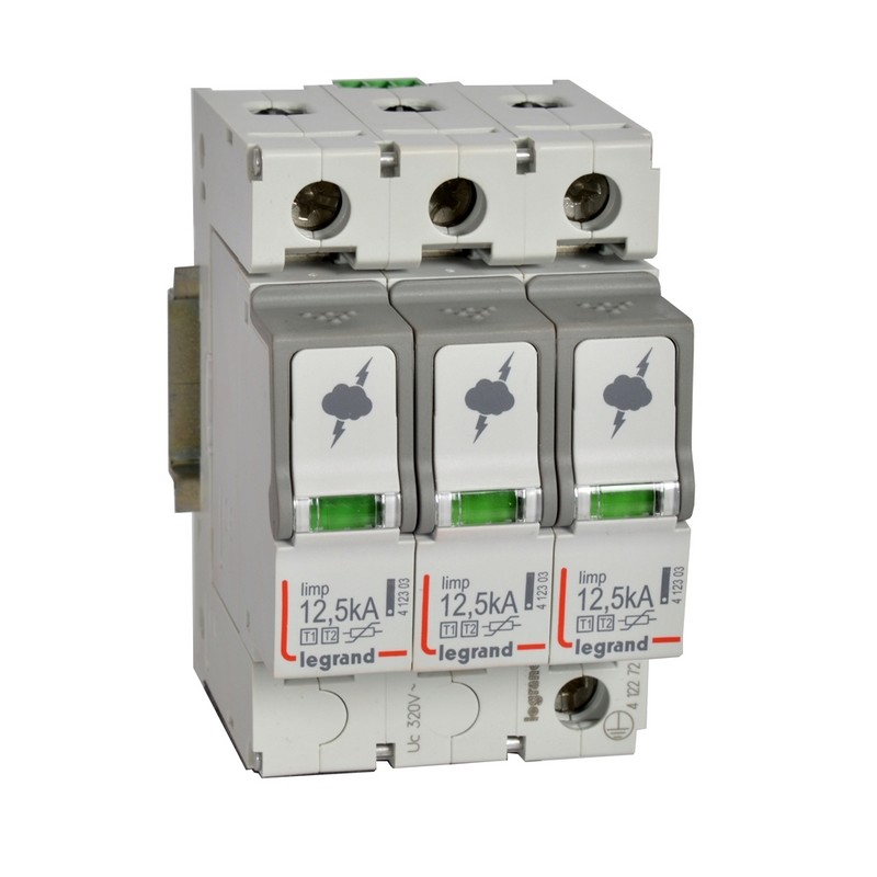 Zvodič prepätia T1+T2 3P 12,5kA RM