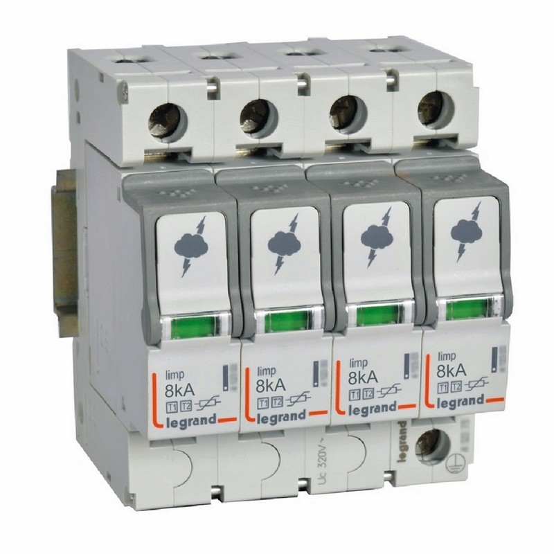 Zvodič prepätia T1+T2 4P 32kA