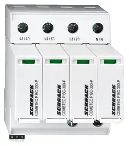 Zvodič prepätia SCHRACK COMBTEC P BC-300V-P 4+0