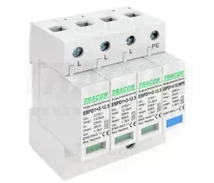 ESPD1+2-12,5-3+1 prepäťová ochrana 3+1pol. AC T1+T2 (B+C) 12,5kA IP20 vyberateľné moduly  
