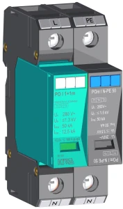 Prepäťová ochrana KIWA PO I 1+1m LCF 280V/12,5kA