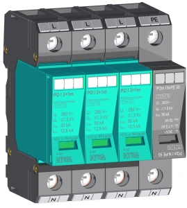 Prepäťová ochrana KIWA PO I 3+1m LCF 280V/12,5kA