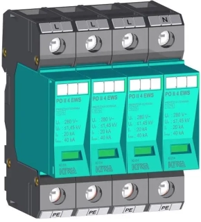 Prepäťová ochrana KIWA PO II 4 EWS 280V/40kA