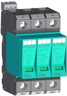 Prepäťová ochrana KIWA PO II 3 R EWS 280V/40kA