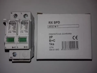 Zvodič prepätia HESS RX SPD B+C/2P