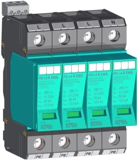 Prepäťová ochrana KIWA PO I 4 R EWS 280V/12,5kA