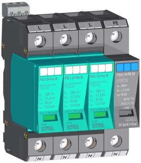 Prepäťová ochrana KIWA PO I 3+1m R 280V/12,5kA