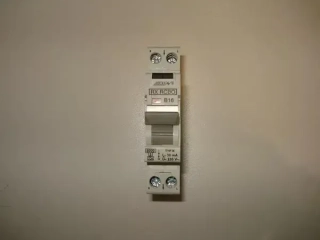 Prúdový chránič s ističom HESS RX RCBO 1 modul 2P B 16A / 30 mA, typ A