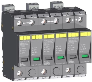 Prepäťová ochrana KIWA POm I 3 R LCF 90 280V/30kA