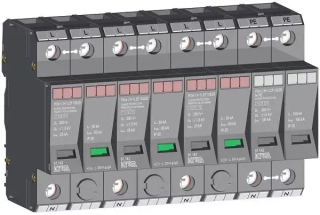Prepäťová ochrana KIWA POm I 3+1 LCF 100/25 280V/25kA
