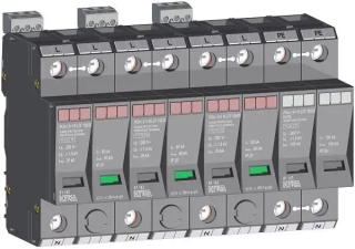 Prepäťová ochrana KIWA POm I 3+1 R LCF 100/25 280V/25kA