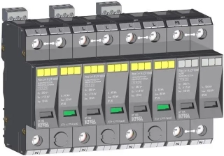 Prepäťová ochrana KIWA POm I 3+1 R LCF 100/30 280V/30kA