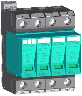Prepäťová ochrana KIWA PO II 4 R EWS 280V/40kA