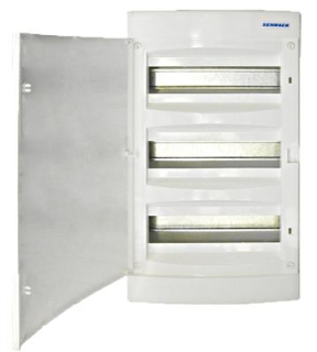 Rozvodnica na povrch IP40 3rad/36 modulová,plné dvere  