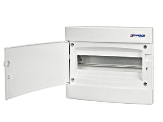 Rozvodnica pod omietku IP40/1rad/12modulová,plné dvere