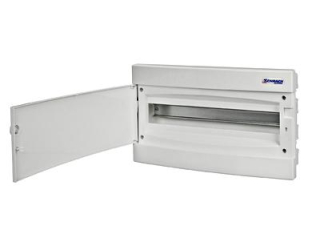 Rozvodnica pod omietku IP40/1rad/18modulová,plné dvere