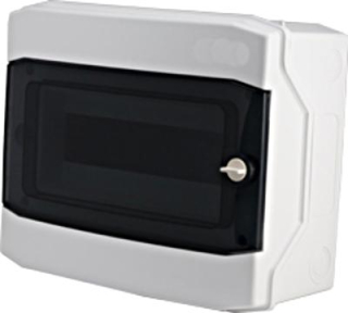 Rozvodnica na povrch IP65 1rad/12 modulová,dymo. dvere