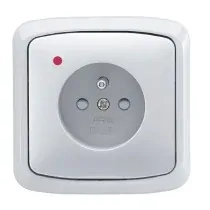 Prepäťová ochrana KIWA-ZPO D ATA1 iS-3kV zásuvka ABB Tango inverzná biela
